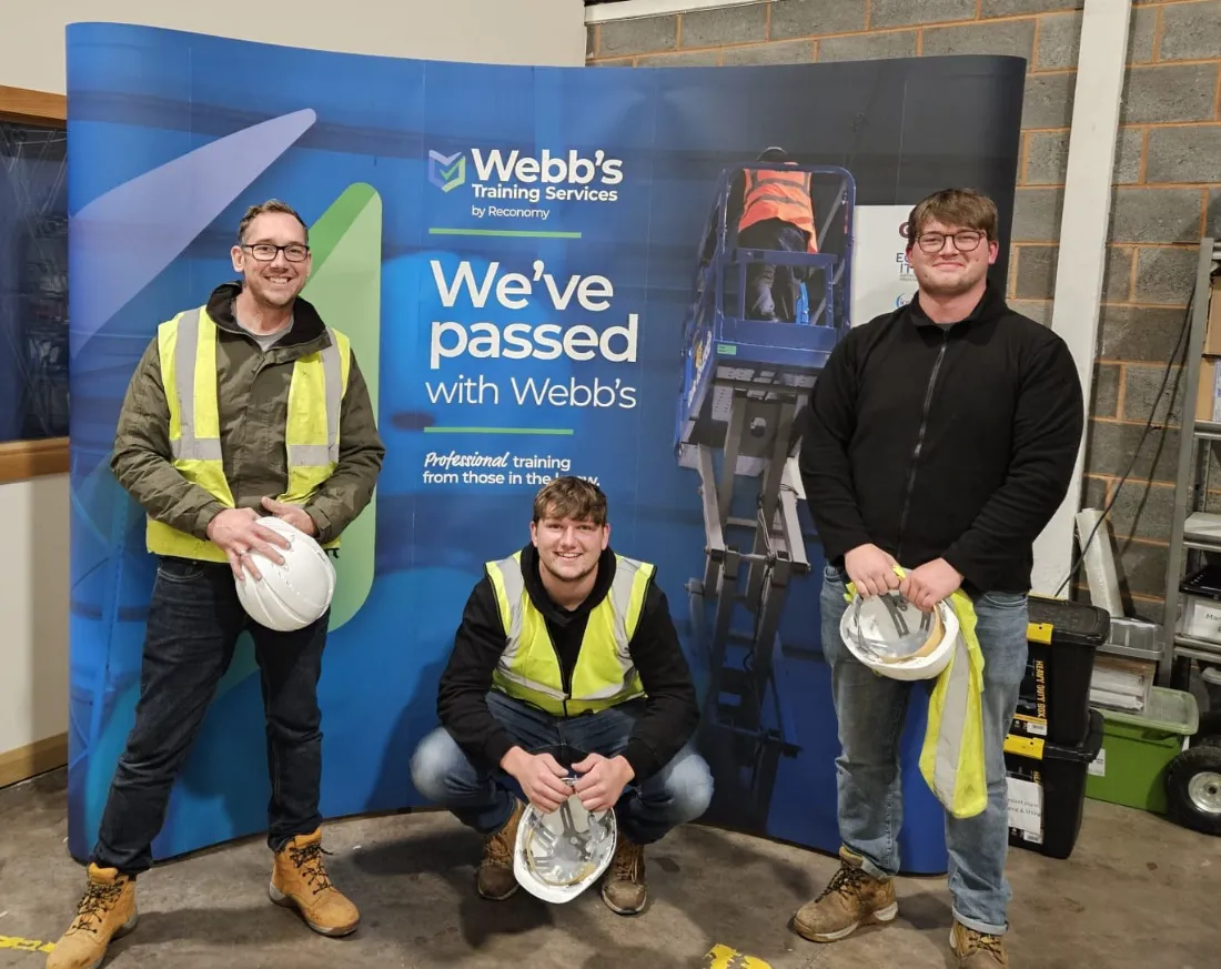 Baseline Platforms IPAF-qualified spider lift operators on site